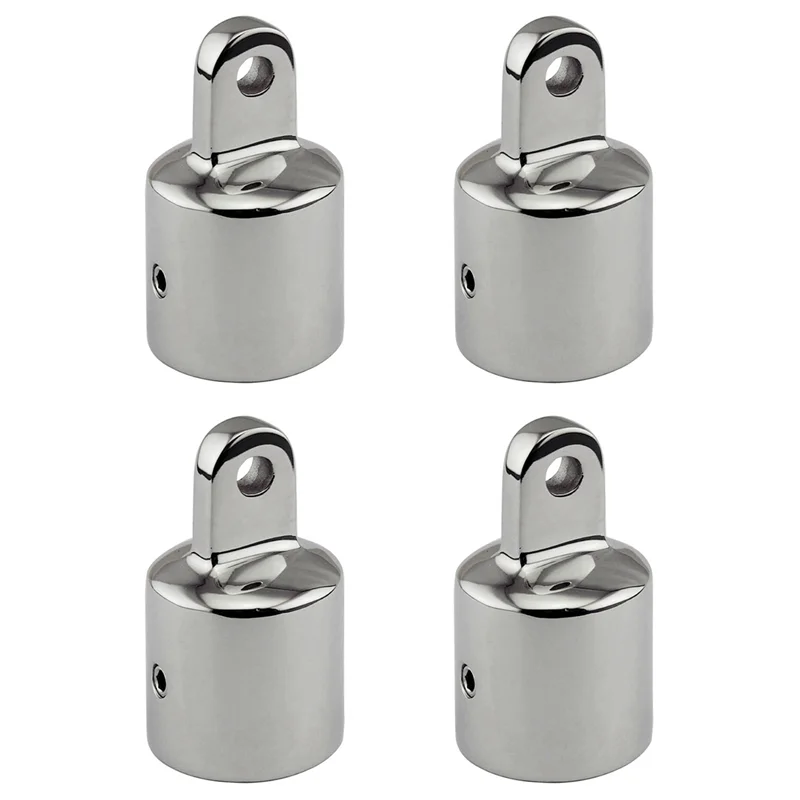 

XSXS-4X Одиночный винт Нержавеющая сталь 316, 25 мм, торцевая крышка с проушиной, верхняя фурнитура для бимини, морская лодка, внешний конец с проушиной, конец трубки