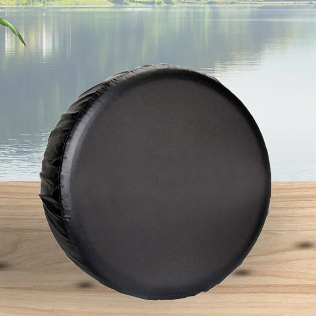 Reliable Protection Wheel Tyre Cover Personalized High Performance Black Spare Tire Cover Long