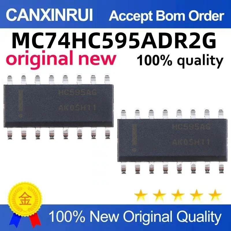 (10-300piezas)Brand new stock MC74HC595ADR2G 74HC595AG HC595AG SOP16 starting bid for one