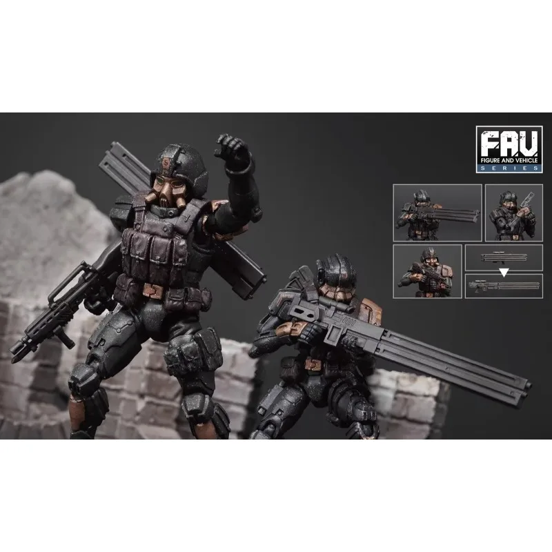 

In Stock 1/18 Scale Action Figures Acid Rain War FAV-A143 Super Skeleton Desolate Model for 3.75-inch Soldier Dolls Body