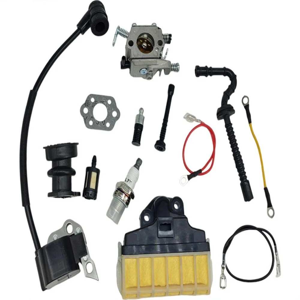 Carburetor Kit for Stihl 021 023 025 MS210 MS230 MS250 Chainsaw Carb with 1123 160 1650 Air Filter Ignition Coil Fuel Line Tune
