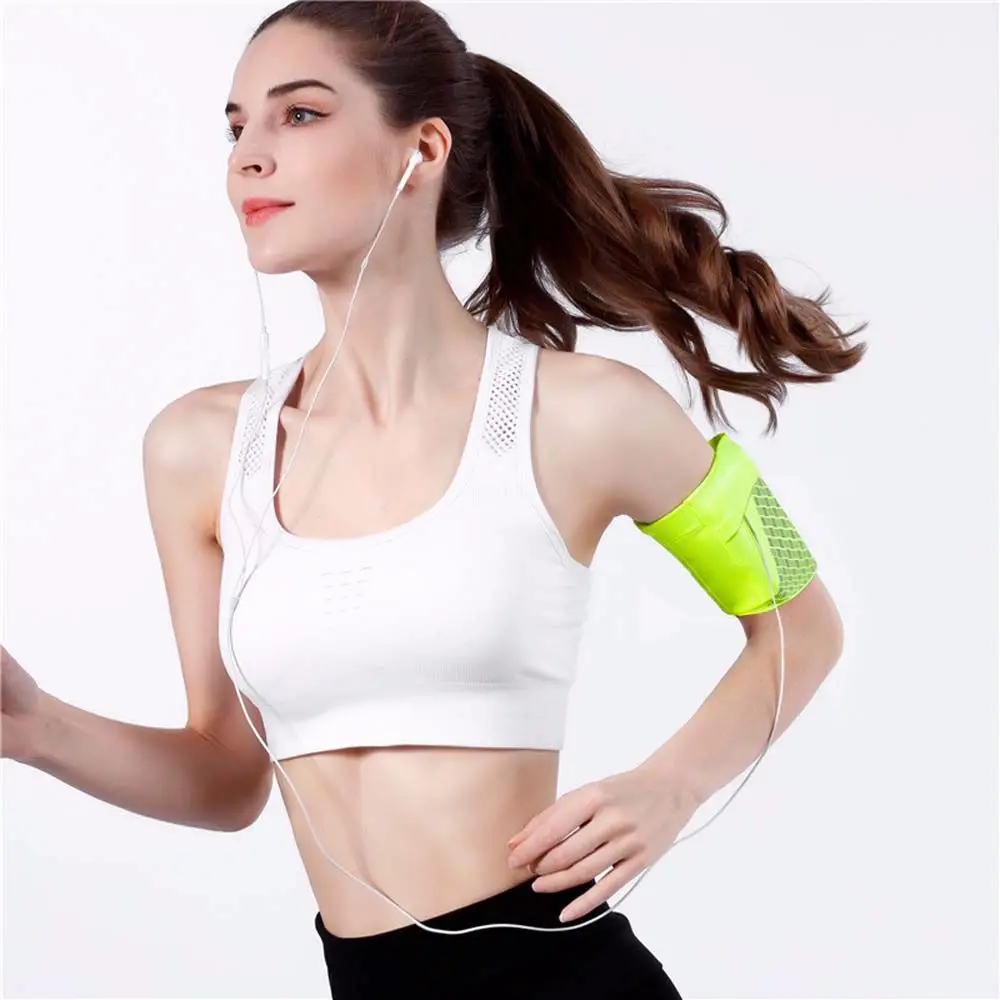 Outdoor Reflective Cell Phone Belt Running Bag Elasticity Phone Armband Bag Mobile Phone Arm Bag Sleeve Bag Running Arm Bag