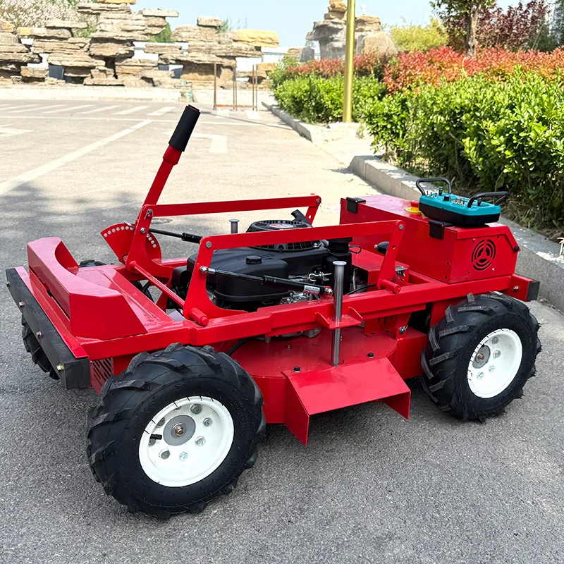 Customized Diesel Engine Remote Control Flail Lawn Mower  Professional Robot Lawn Mower For Agriculture And Forestry