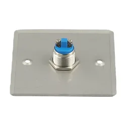 Blank Stainless Steel Doorbell Panel Minimalistic And Elegant Easy Access Button For Quick Doorbell Notifications