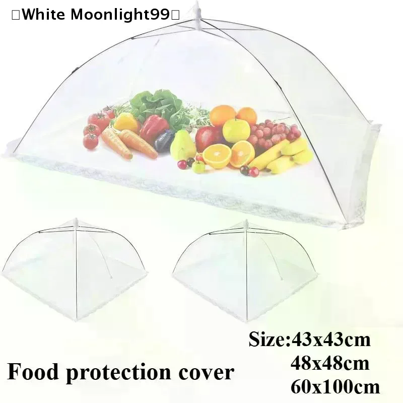 1PC Food Cover Mesh Folding Washable Flies Tables Cover Insect Proof Protective Dish Covers Home Kitchen Storage Accessaries