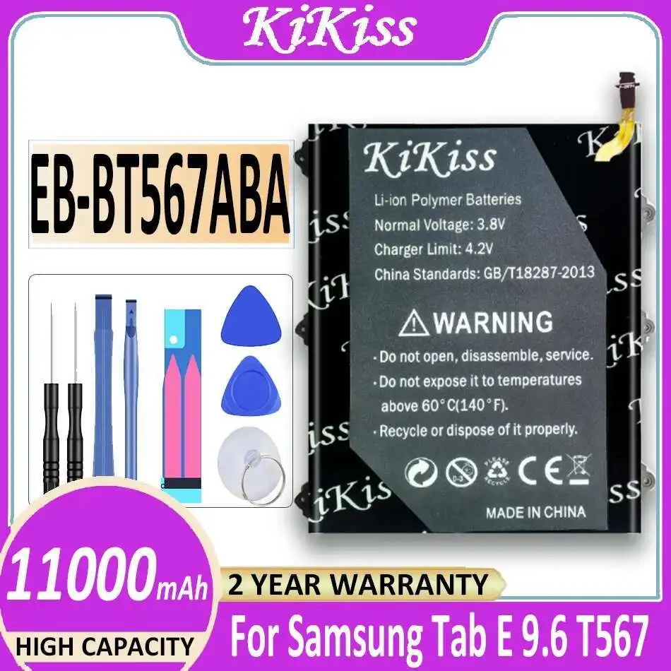 

Аккумулятор для планшета Samsung Galaxy Tab E 9,6 SM T567 T567V 11000 мАч Безопасный EB-BT567ABA Прочный