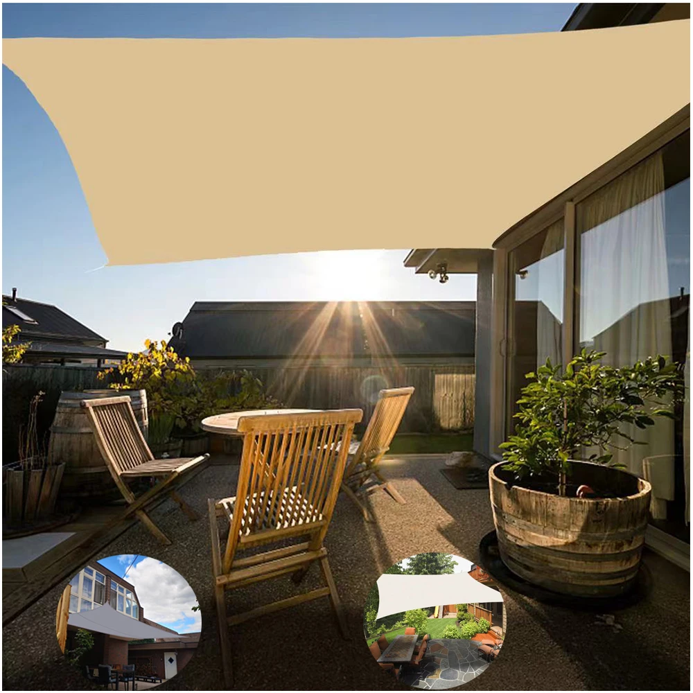 

300D awningSummer outdoor waterproof anti-UV shade canvas Oxford cloth sunscreen rain cover garden courtyard awning