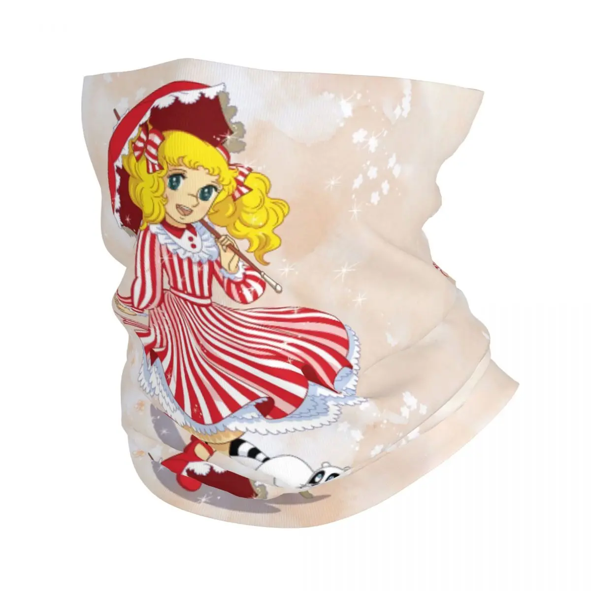 

Custom Candy Winter Headband Neck Warmer Men Women Ski Cycling Tube Scarf Japan Anime Manga Face Bandana Gaiter