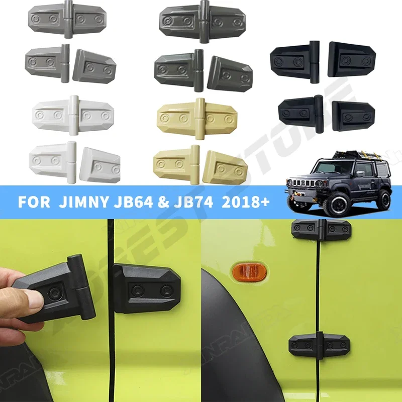 

Car Engine Hood Hinge Decoration Cover Trim Side Door Tail Door Hinge Cover For Suzuki Jimny JB64 JB74 JC74 2021 2022 2023 2024