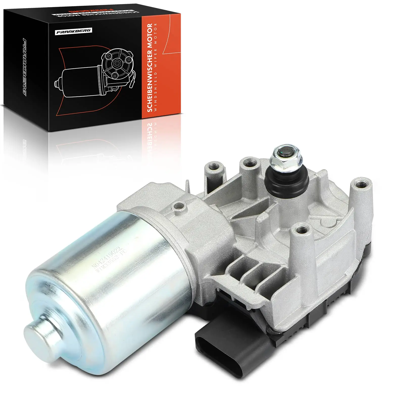 Frankberg 1x ruitenwissermotor Schijf ruitenwissermotor voorzijde voor Audi A3 8P1 A3 Sportback 8PA 43-3552 8P1955119F 8P1955119E V10070071