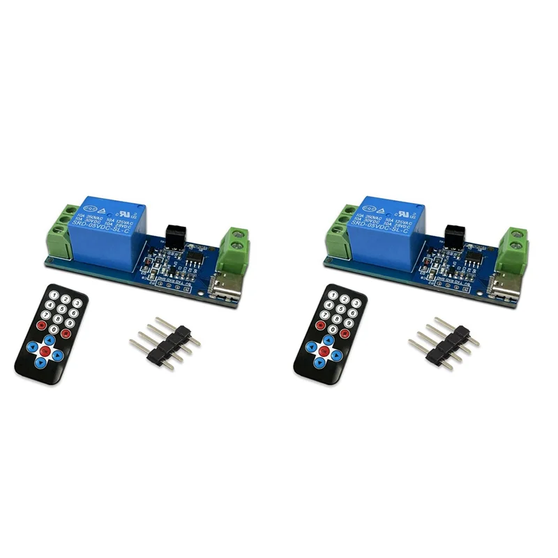 N15R-2X Infrared Remote Control Single Relay Module Self-Locking Tapping Multi-Functional Convenient Portable Utility Module