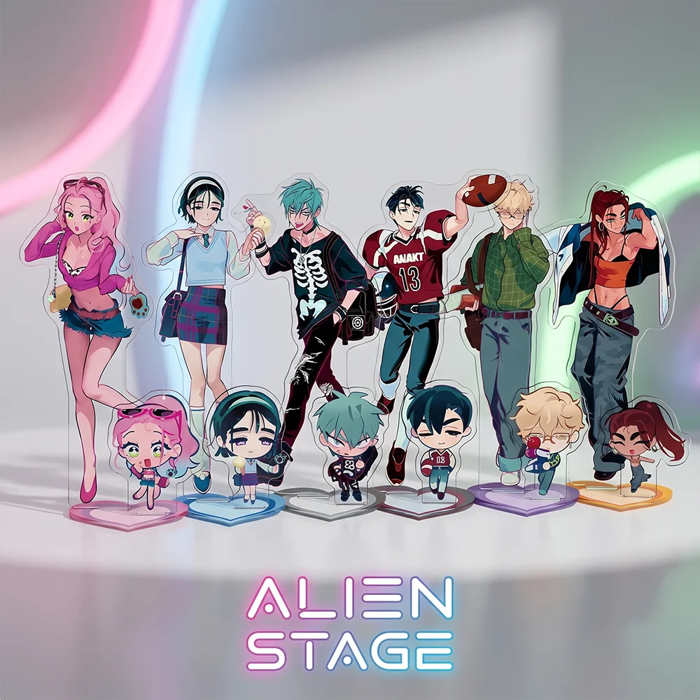 ALIEN STAGE Mizi Till Ivan Luka Sua Hyuna 2026 New 15CM Double Sided Acrylic Stand Keychain 2026 New Anime Stand Desk Decor