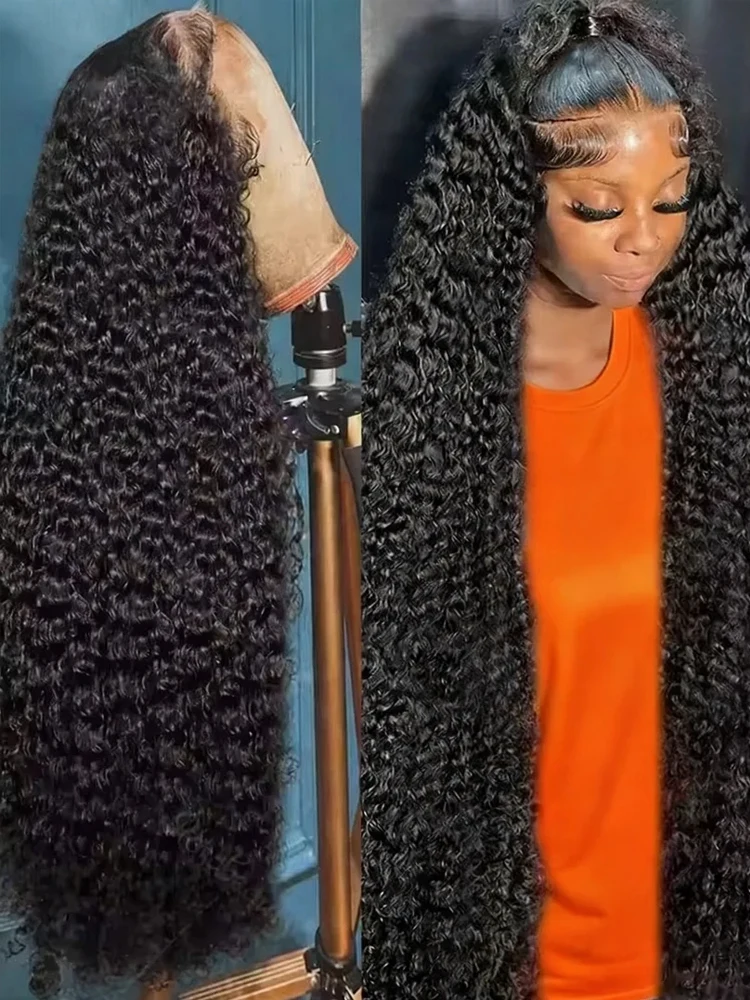 Wear And Go 5x5 Glueless Wet And Wavy Lace Closure Wigs For Women 250% Density 30 40 Inches Loose Deep Wave 13x6 Curly Lace Front Human Hair Wig Original Vietnamese Water Wave 13x4 HD Transparent Lace Frontal Wig Pre Plucked Baby Hair Bleached Knots