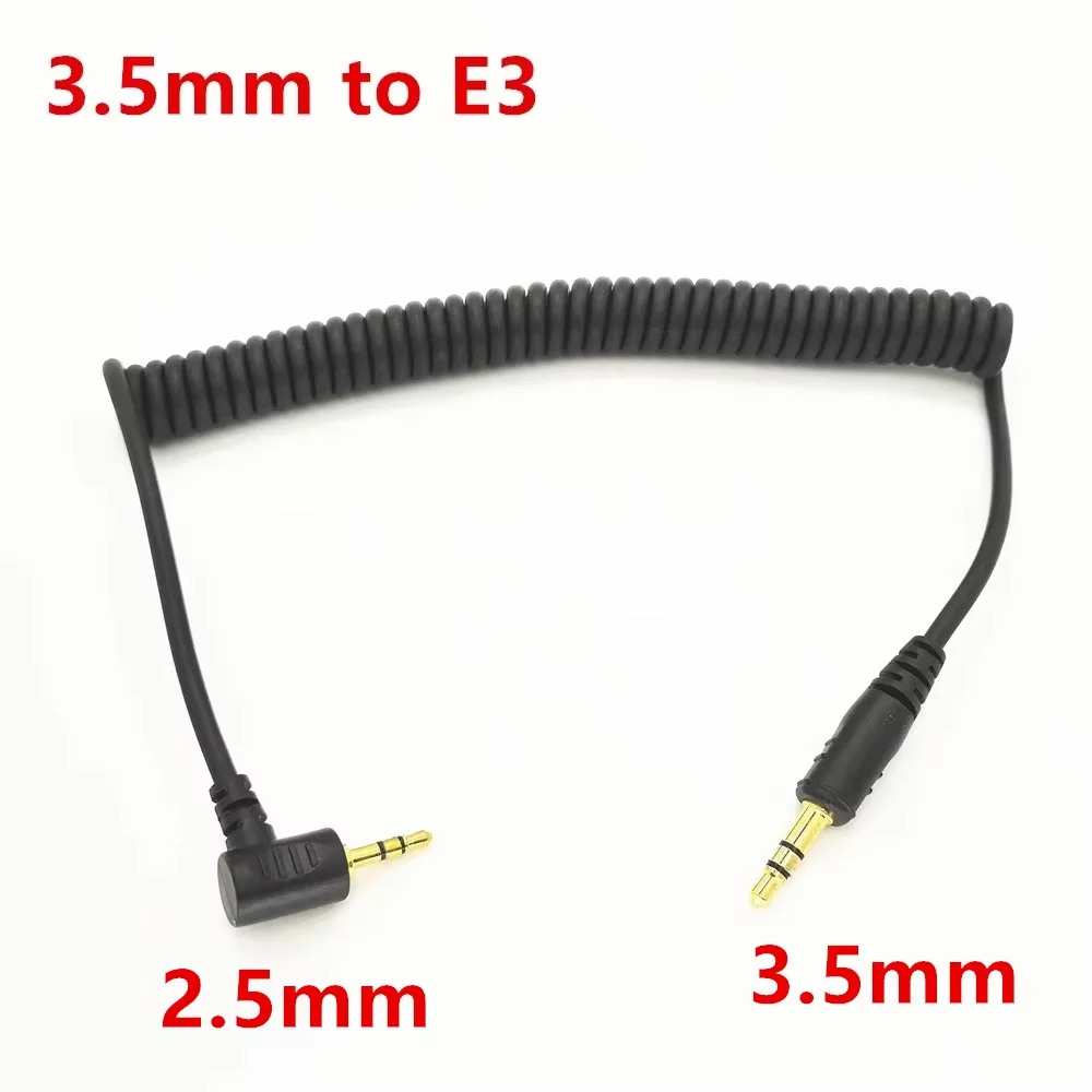 2,5 / 3,5mm Fernauslöser-Kabel Verbindungskabel für Canon R7 R10 850D 800D M6II M5II 250D 90D 80D 1C C1 E3 CB2 Kabel C