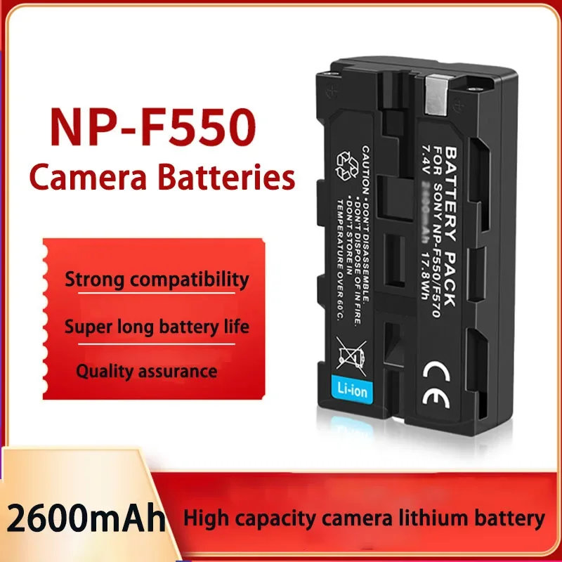 

Литий-ионный аккумулятор 7,2 В 2600 мАч NP-F550 F570 + зарядное устройство USB для ЖК-дисплея для Sony NP-F330 NP-F530 NP-F570 NP-F730 NP-F750 CCD-TRV81 CCD-RV100
