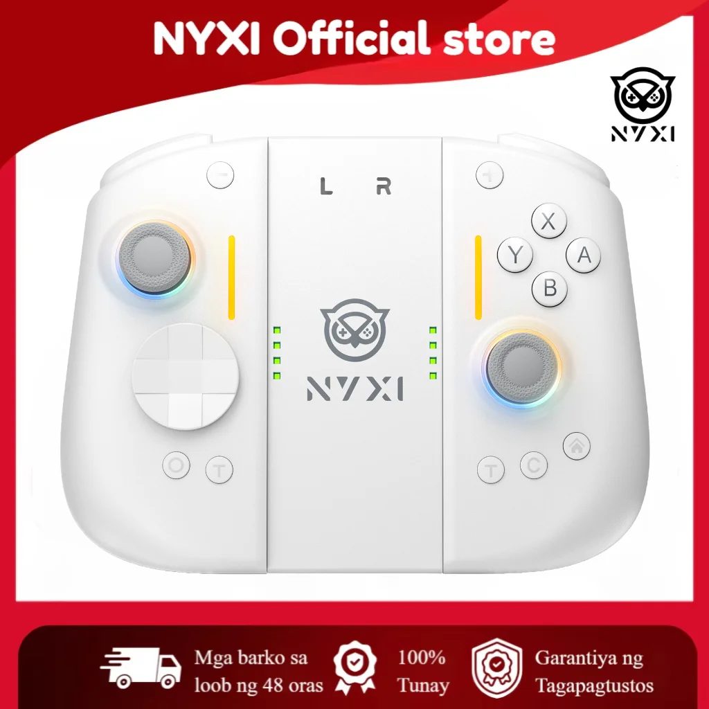 NYXI Hyperion 3 조이패드 화이트 스위치 2 조이콘 무선 컨트롤러
