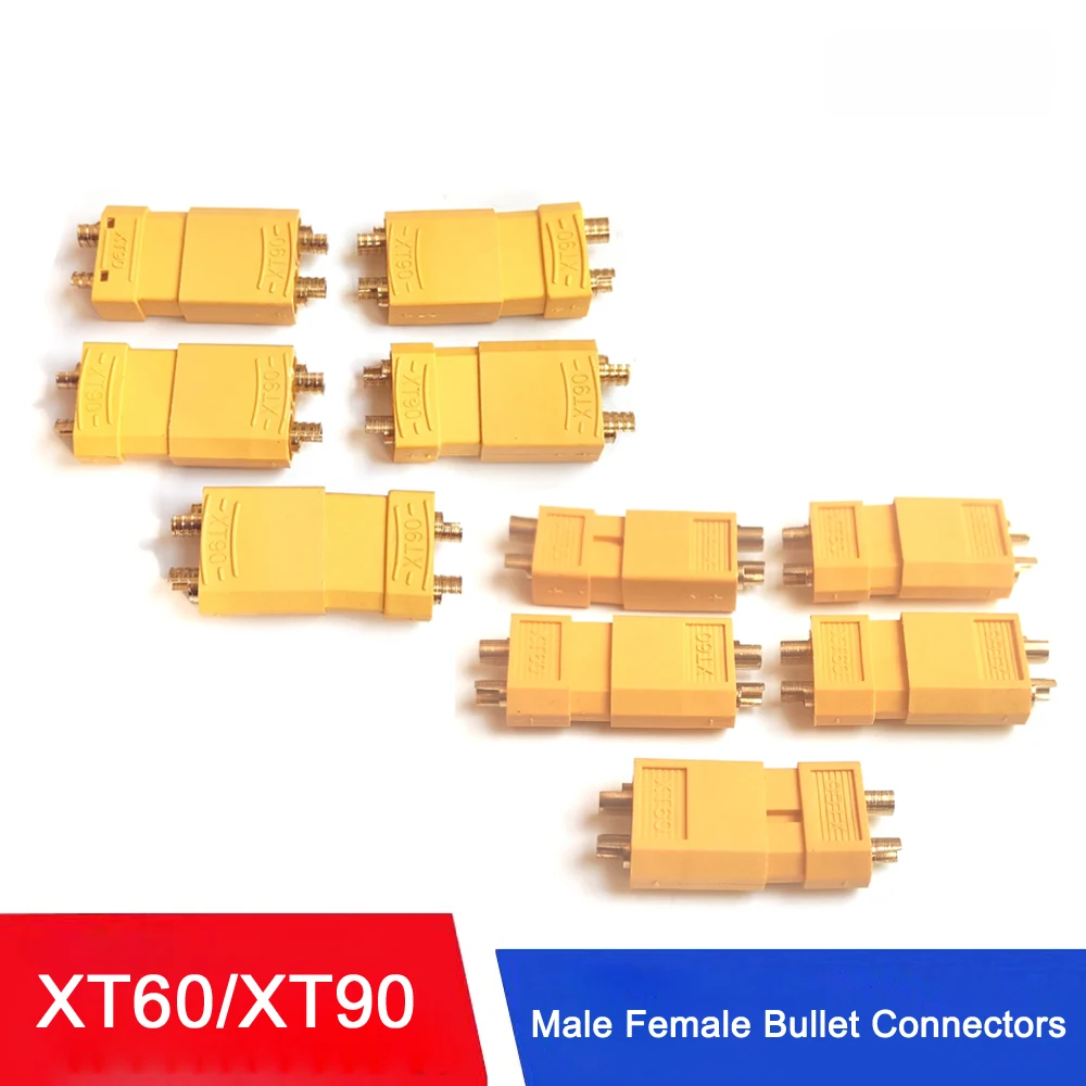 XT60H XT-60 Male Female XT90H XT90 Bullet Connectors Plugs For RC Lipo Battery Waterproof Electrical Connector Wire