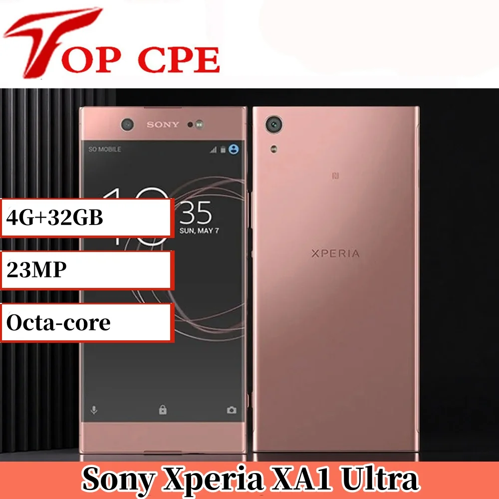 Cadre Intermédiaire D'écran Noir Pour SONY Xperia XA1 (G3121) - Occasion - 100% Original