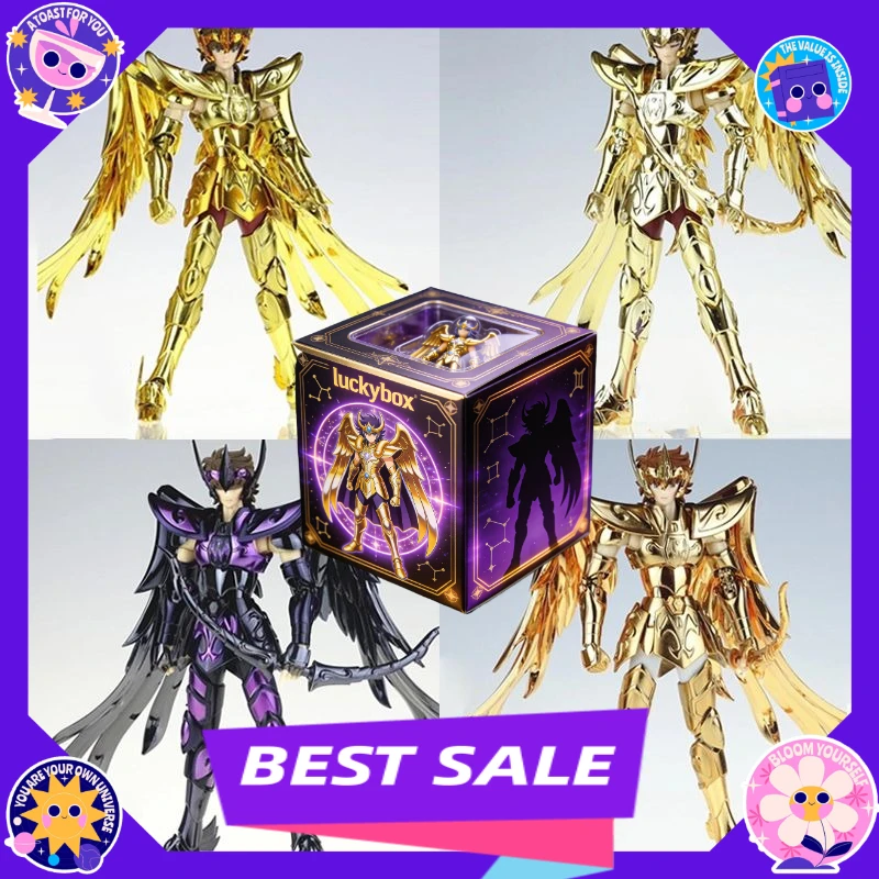

Saint Seiya Blind Box, Random Gold Saint PVC Figure, Classic Anime Character Statue, Surprise Collect Gift for Anime Fans.