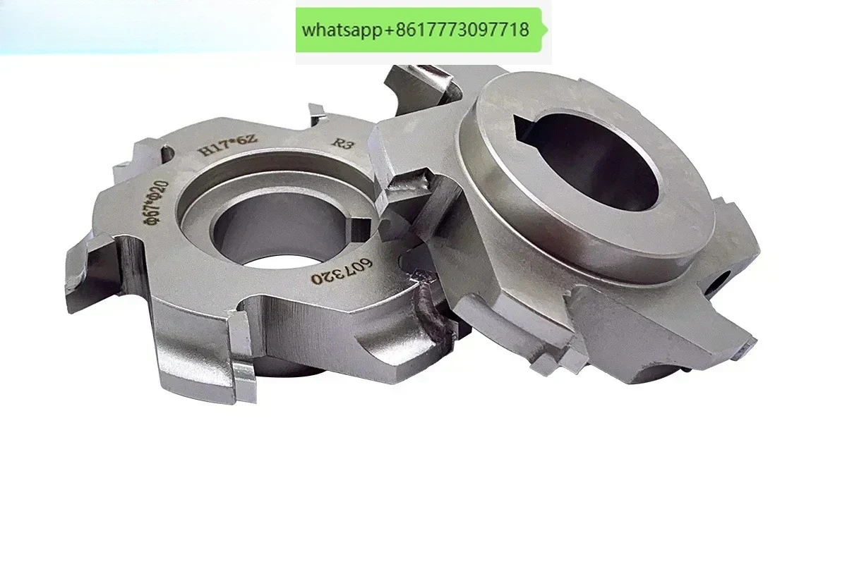67*20*17mm 6Z R1.5/R2/R3 Fine Trimming Cutter Woodworking Machinery Tools For CEHISA Edge Banding Machine Slotting Cutter
