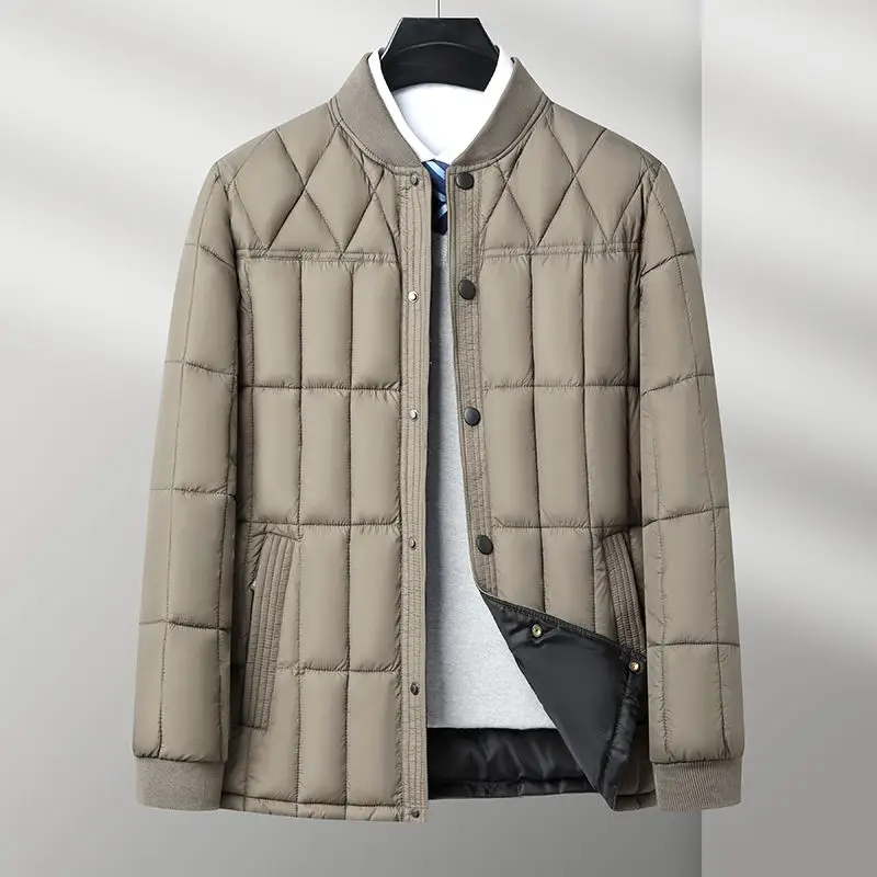 Middle-aged Elderly Men's Warm Cotton-padded Clothes Thickened Winter Liner Grandpa Elderly Dad's Cotton-padded Jackets