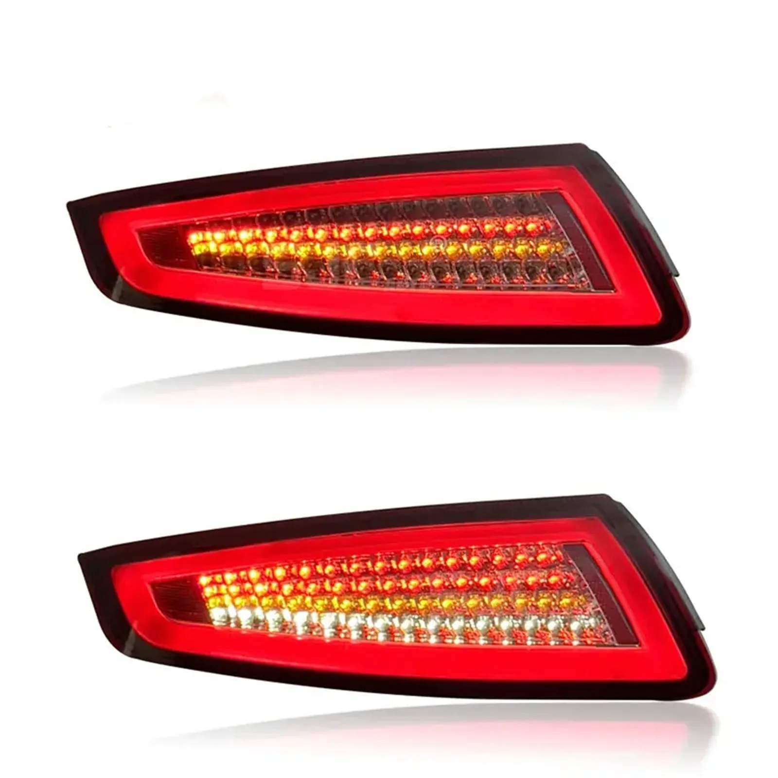 

Pair LED Taillight Assembly Upgrade for Porsche 911 997.1 2005-2008 Rear Lamp Tail Lights Dynamic Driving Car Lights
