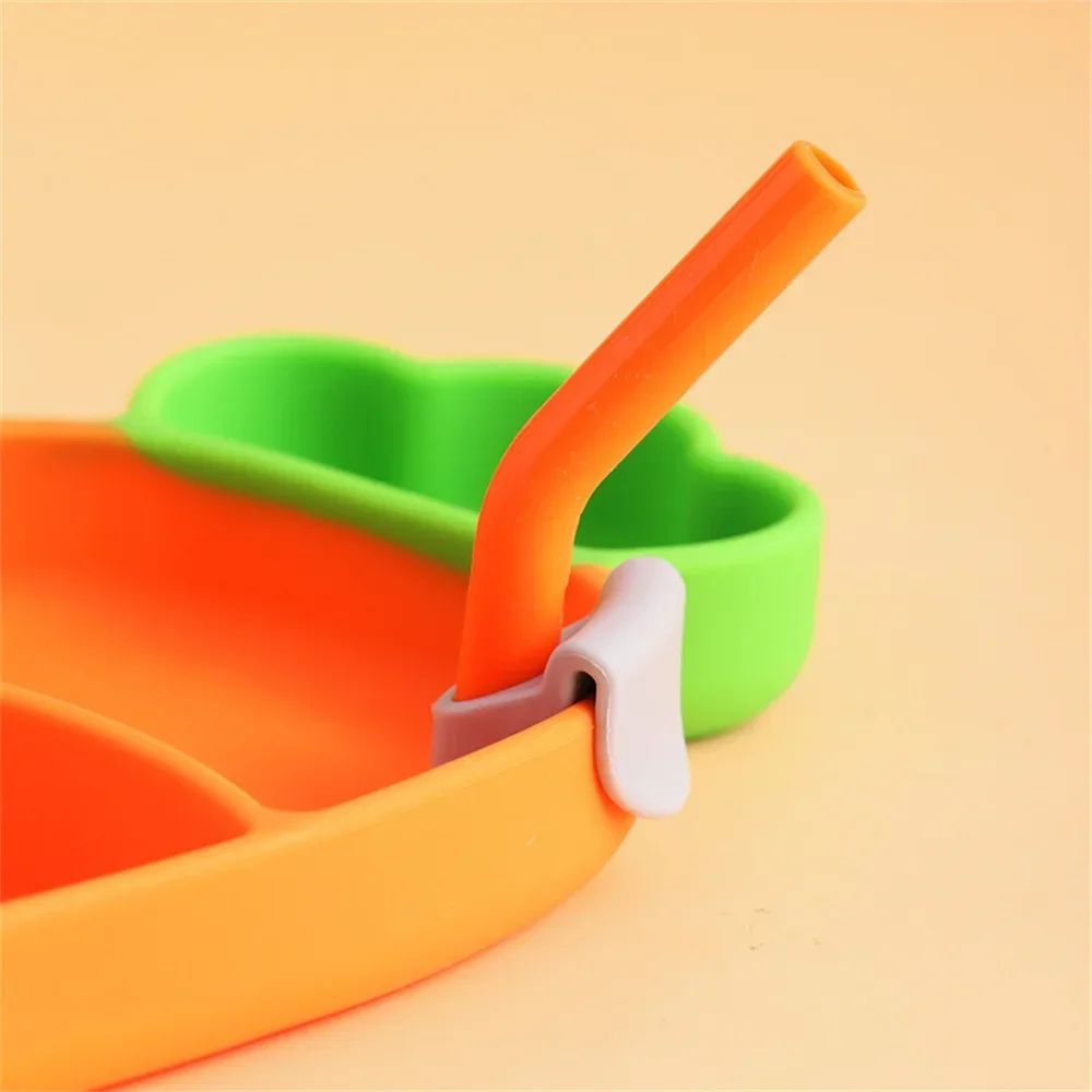 Stainless Steel Spoon Fork Carrot Convenient Save Space Anti-scalding Edge Smooth Heat Insulation Household Accessories