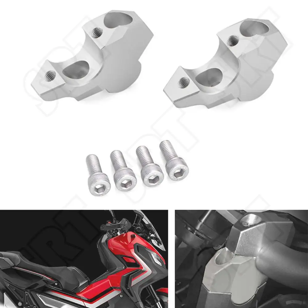 

Fits for Honda XADV 750 X-ADV XADV750 2018 2019 2020 2021 2022 Motorcycle Handlebar Risers Heightening Blocks Mount Adapter Kits
