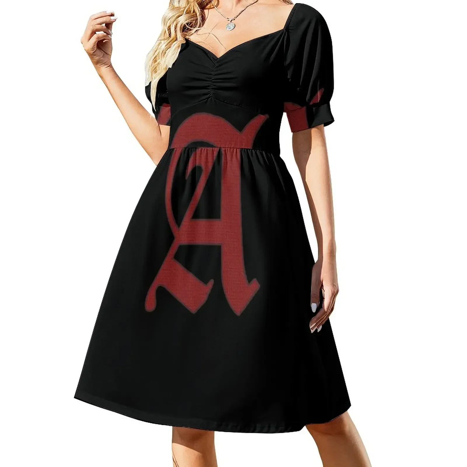 

The Scarlet Letter Short-Sleeved Dress Party dresses for women dresses for womens dresses for official occasions Dress