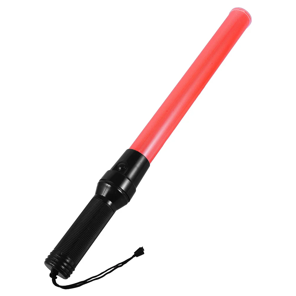 Flashing LED Traffic Wand High Brightness Traffic Signal Control Light Portable Safety Wand Parking Management