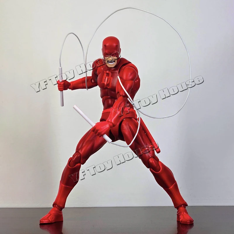Nouveau Ct jouets Daredevil noir rouge Figure SHF Mafex 223 bande dessinée Version Anime Figurine Statue modèle cadeaux enfants jouets