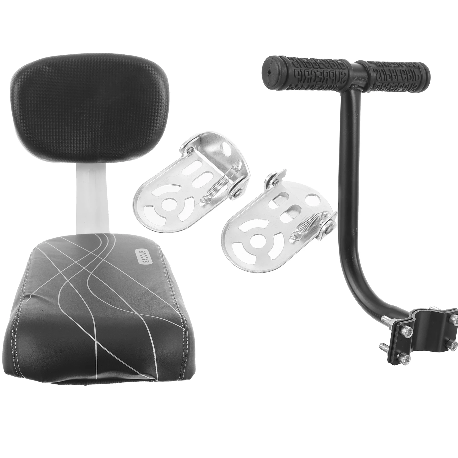 

Thickened Bike Seat Cushion Backrest Grip Set Shelf Seats For Bicycle Mountain Road Folding Rear Rack Durable Soft Comfortable
