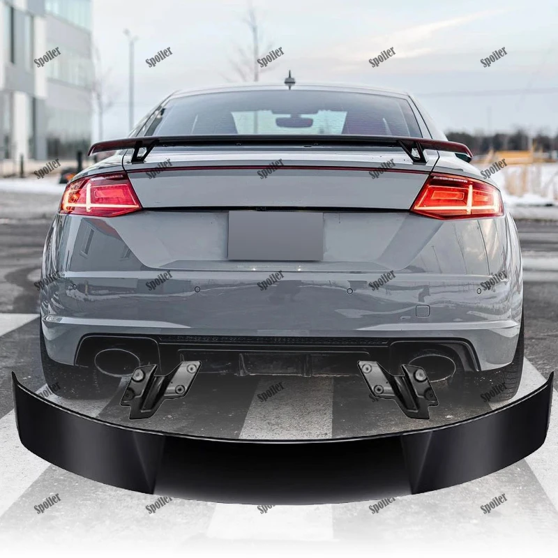 

Suitable for2015-2026 Audi TT tts MK2 MK3 trunk ABS material bright black/carbon fiber appearance spoiler rear wing kit GT style