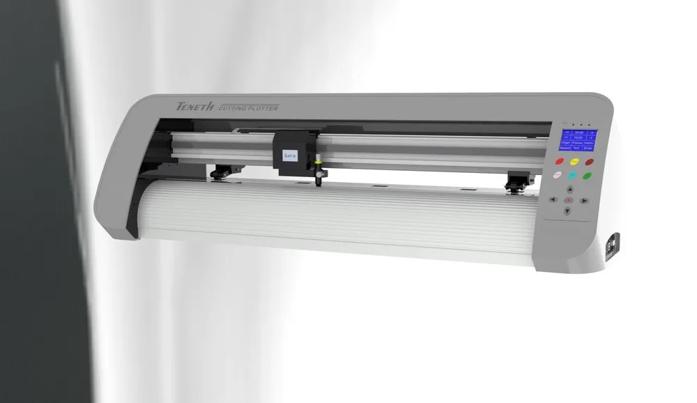 High Quality Teneth TH740 Automatic Contour Servo Motor 24 Inch Direct Factory Sell Vinyl and TPU PPF Plotter Cutting Machine