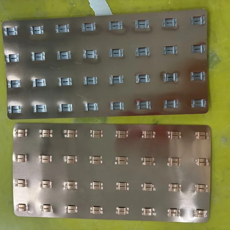 4P Square 21700 Copper-Nickel Strips 0.3mm X 800mm Busbar Cut Electronic Components Spacing 21.4 22.5 23 - 3pcs Set Free Cutting