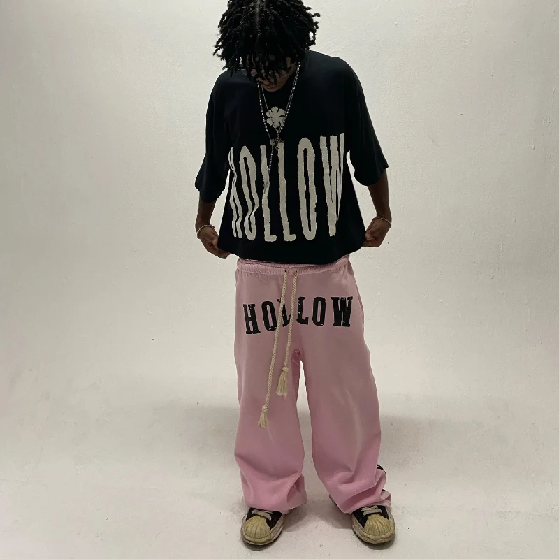 

Fashion American Style Personality Side Stripes Loose Street Hip-Hop Sports Retro Wide Leg Pants Casual Couples Joggers Trousers
