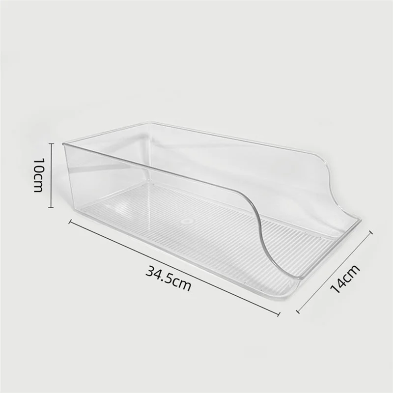 Dispensador de latas de refrescos, organizador de latas transparente de 4 piezas para despensa, refrigerador, congelador y organizadores de nevera y almacenamiento transparente