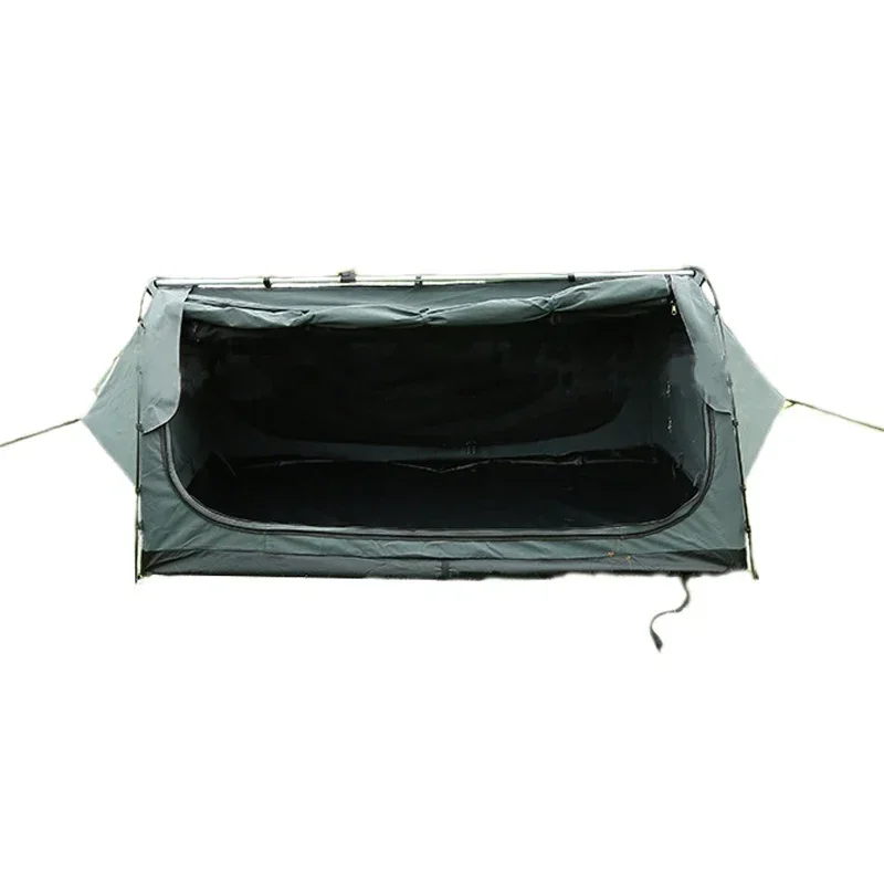 Summer Outdoor Folding Tunnel Tent No-Build Speed-Open Canvas for Camping and Fishing