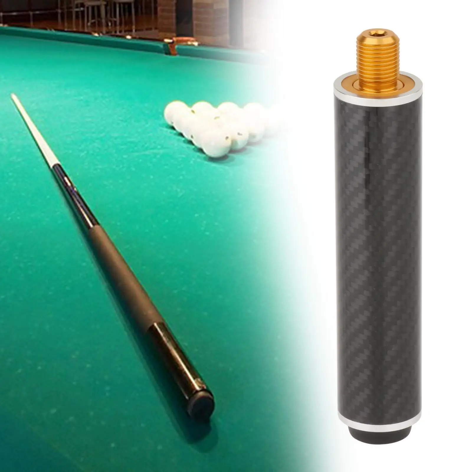 Billiards Pool Cue Extension Cue Stick Extenders Beginners with Billiard Cue