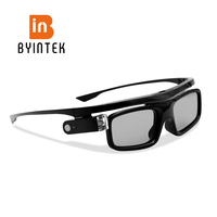 BYINTEK GL1800 3D Glass for DLP 3D Projector UFO P19 P20 U30 U70 U50 U90 R17 R19 R20 DLP-Link Active Shutter Real 3D Shocking