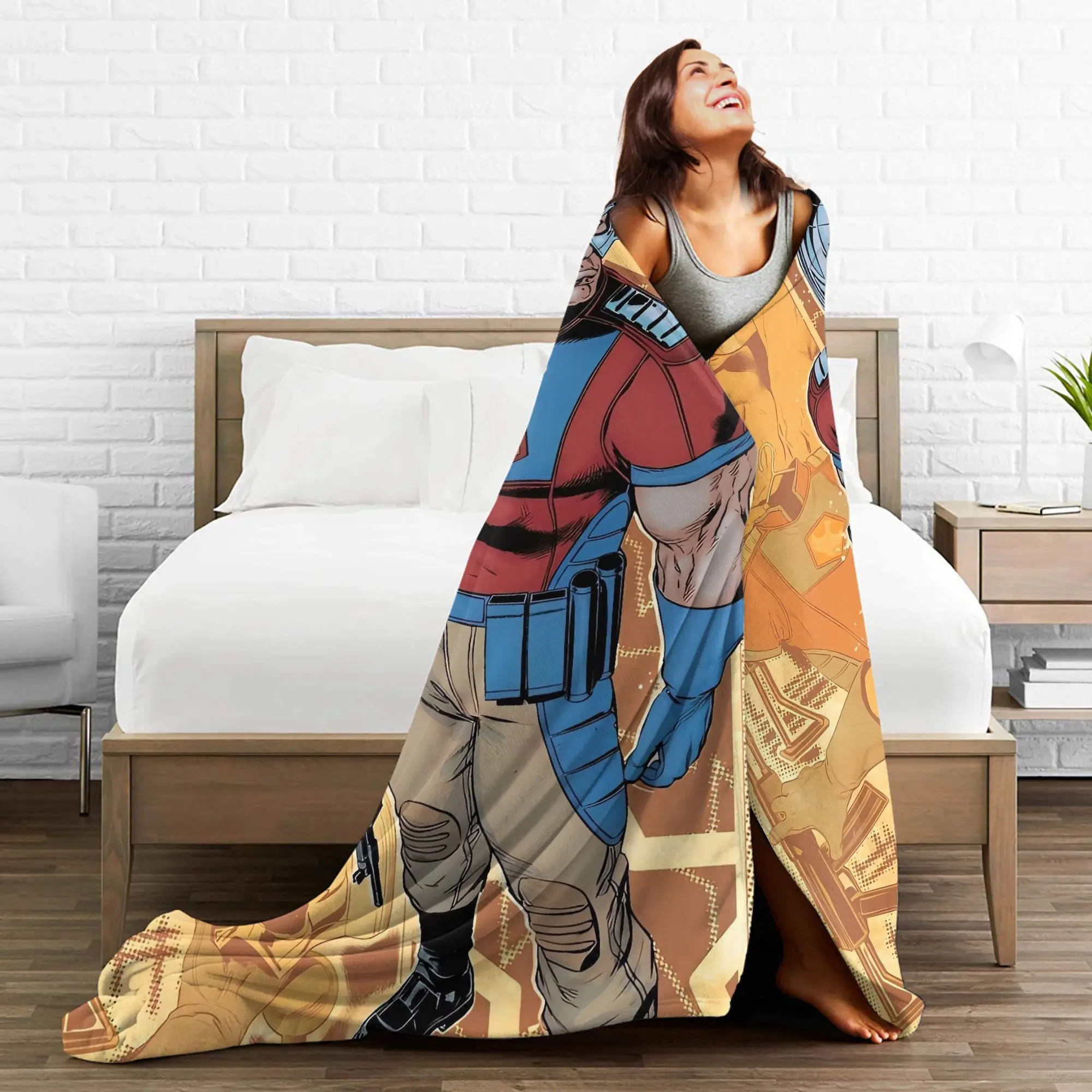 صانعي السلام بطانية ناعمة الفتيات الفتيان أفخم رمي بطانية مضحك الأريكة كرسي الفانيلا المفرش غطاء سرير أريكة #5