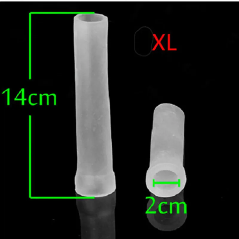 Funda de silicona para bomba de pene, tapa protectora de glande, extensor, agrandar