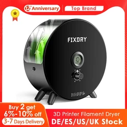 FIXDRY 3D Printer Filament Dry Box 1KG Filament Adjustable Dehydrator 45℃-70℃ Real-time Humidity Monitoring Drying Filament