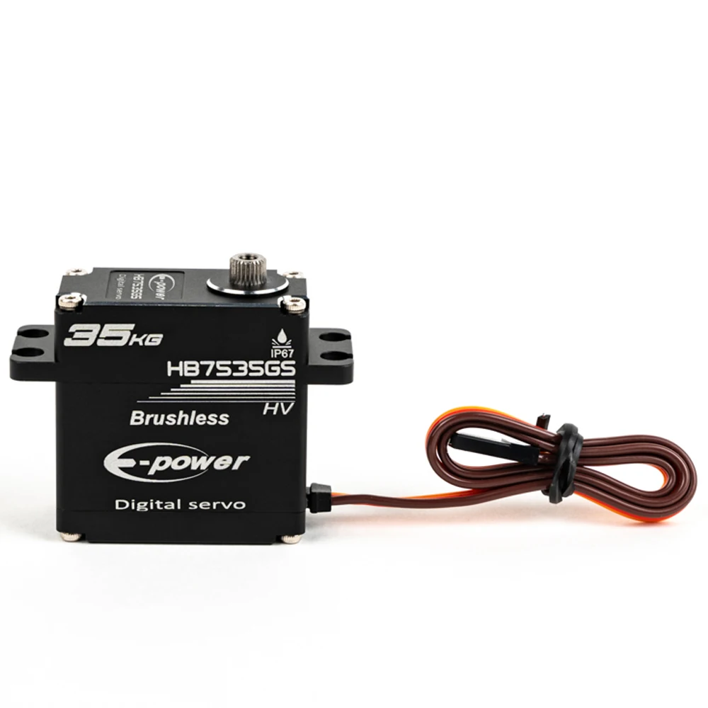 E-Power 35kg Waterproof Brushless Servo 360 Full Aluminum Case Stainless Steel Gear High Torque For 1/8 1/10 Traxxas TRX4 RC Car