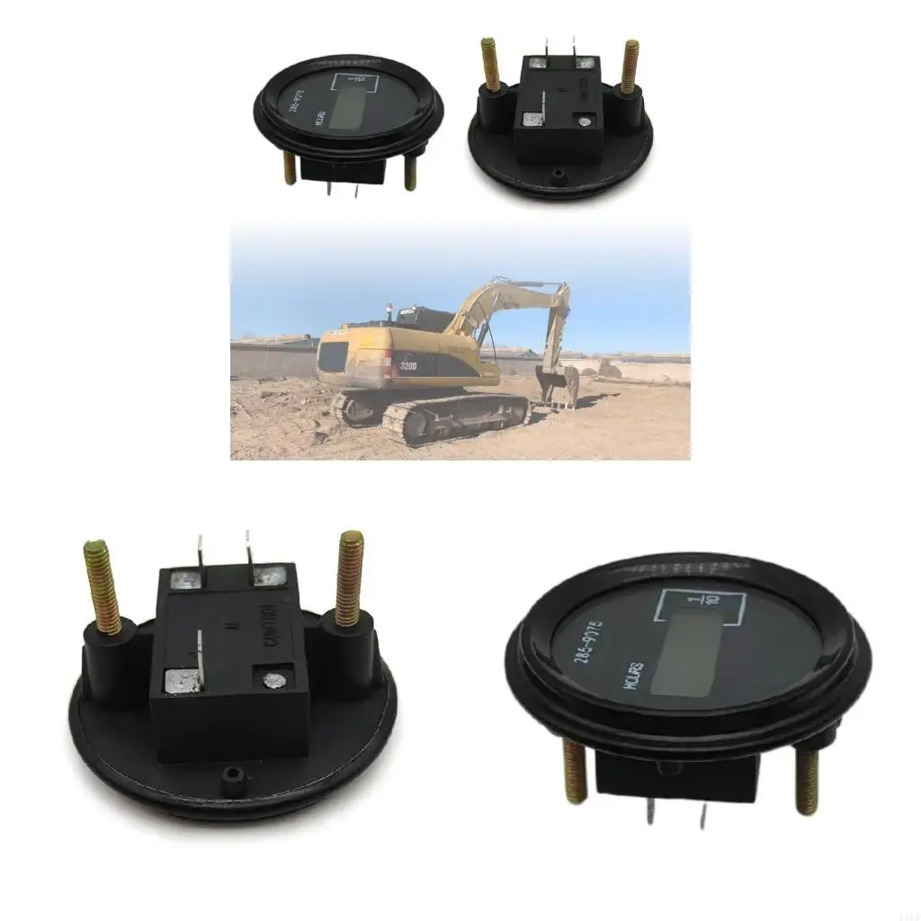 F1CF Hour Meter LCD Display for 320D Excavator Engine Electronic Remote Control Timer