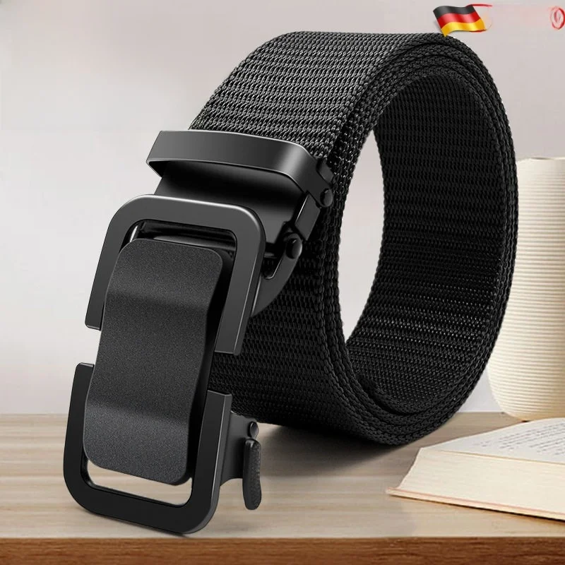 quick-release-automatic-buckle-belt-men's-outdoor-tactical-workwear-leather-belt-student-military-training-wear-resistant-adj