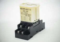 Intermediate relay JQX-30F 2Z 30A power relay 8pin DC12V DC24V AC110V AC220V with base