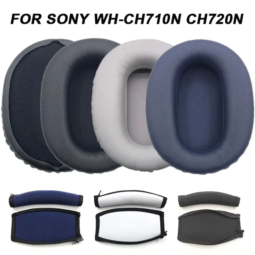 Foam Sponge Ear Pads Earpads Headset Replacement Ear Cushion Headband Headphone Accessories for Sony WH-CH710N CH720N