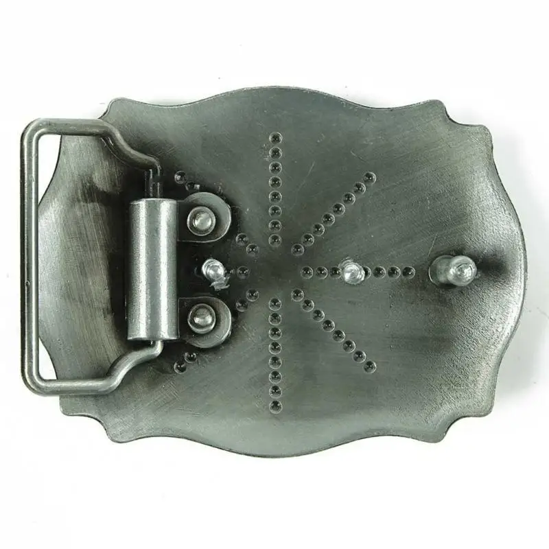 652F 빈티지 다중 색상 새겨진 벨트 버클 금속 십대 벨트 버클 교체