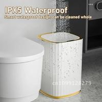 9/12/15L Smart Trash Can Large Capacity For Kitchen Bathroom Garbage Trash Home Smart Can Bin Bin Induction Waterproof Automatic